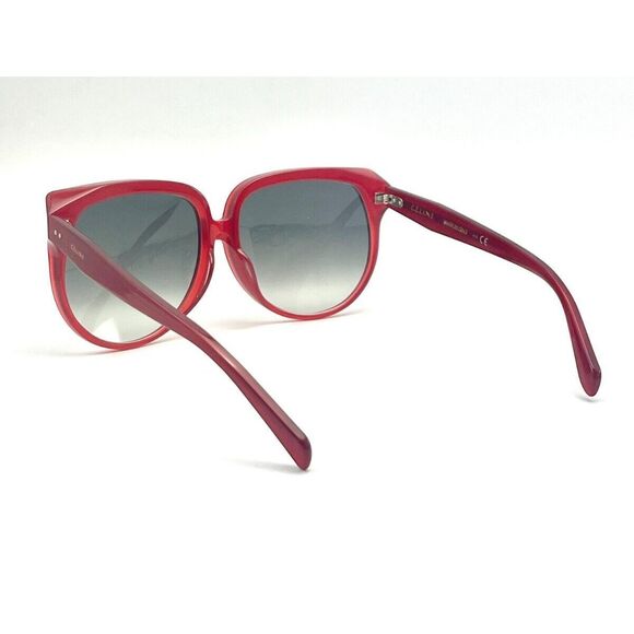 NEW CELINE CL40048F 66P RED AUTHENTIC SUNGLASSES 63-13 140 W/CASE - Picture 4 of 4